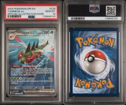 2025 Pokemon Destined Rivals En Yanmega Ex Special Illustration Rare #228 PSA 10 - Image 3