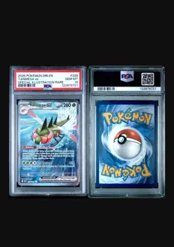PSA 10 2025 POKEMON DRI EN DESTINED RIVALS SPECIAL ILLUSTRATION RARE YANMEGA EX - Image 3
