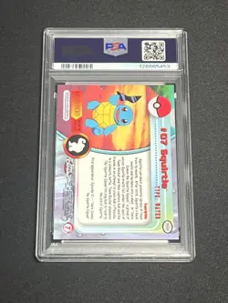 2000 TOPPS CHROME POKEMON T.V. #7 SQUIRTLE PSA 10 Gem Mint - Image 2