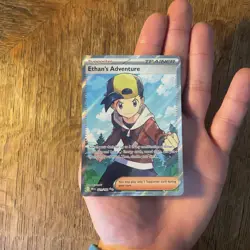 Pokemon TCG Illustration Rare Trainer Lot of 4 Cards NM (Ethan’s Adventure!) - Image 2