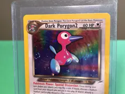 [MP+] 2002 Pokemon Neo Destiny Dark Porygon2 Unlimited #8/105 Holo **SWIRL** - Image 2