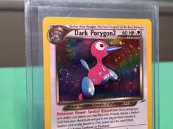 [MP+] 2002 Pokemon Neo Destiny Dark Porygon2 Unlimited #8/105 Holo **SWIRL** - Image 4