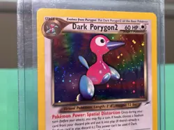 [MP+] 2002 Pokemon Neo Destiny Dark Porygon2 Unlimited #8/105 Holo **SWIRL** - Image 5