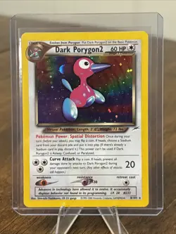 Dark Porygon2 8/105 2002 Pokemon Neo Destiny Holo Rare Near Mint - Image 1