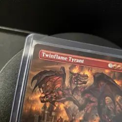 MTG Twinflame Tyrant 333 Borderless Regular Mythic Foundations FDN - Image 4