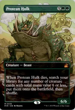Protean Hulk (Anime Borderless) Ravnica Remastered RVR Normal NM - Image 1
