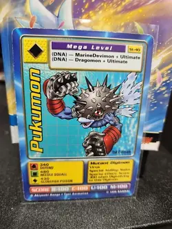 Digimon Digital Monsters "Pukumon" Mega St-40 (Bandai 1st Edition, 1999) Card - Image 1