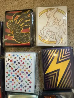 Pokemon TCG Card Sleeve Lot 9 NINE ETB 60 Sleeve Packs - Image 3