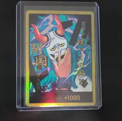Bandai One Piece CCG Yamato Don!! Card Holo Standard Size - Image 1