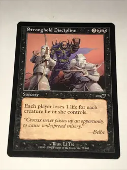 Magic the Gathering Stronghold Discipline Card - Image 2