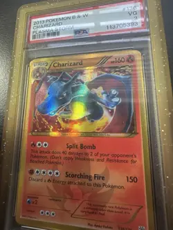 Pokemon Charizard Plasma Storm Holo Card 136/135 Secret Rare TCG PSA 3 - Image 4