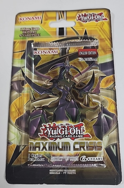 YuGiOh TCG Maximum Crisis Blister Booster Pack [9 Cards] - Image 1