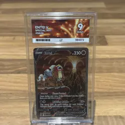 Entei v Crown Zenith Galarian Gallery Pokemon TCG Card GG36/GG70 Ace 9 - Image 1