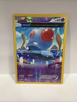 Pokemon TCG Tentacool Primal Clash 71/160 Reverse Holo Uncommon Card DMG - Image 1