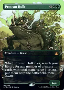 Protean Hulk (Anime Borderless Foil) Ravnica Remastered - Magic MTG NM - Image 1