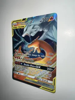 NM Pokemon TCG Reshiram & Charizard GX 20/214 Sm-Unbroken Bonds Holo - Image 2