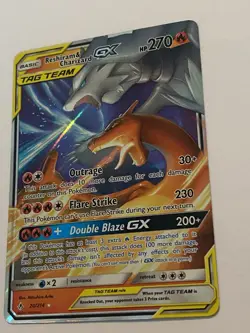 Pokemon - Reshiram & Charizard (Full Art) GX 20/214 Sm Unbroken Bonds Holo NM - Image 4