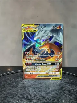 Reshiram & Charizard GX 20/214 Sm-Unbroken Bonds Holo Illustration Rare Pokemon - Image 1