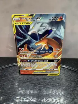 Reshiram & Charizard GX 20/214 Sm-Unbroken Bonds Holo Illustration Rare Pokemon - Image 2