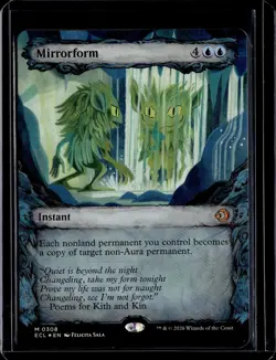 Mirrorform (Showcase) - 308 - Foil - ECL - NM - MTG Magic the Gathering - Image 1