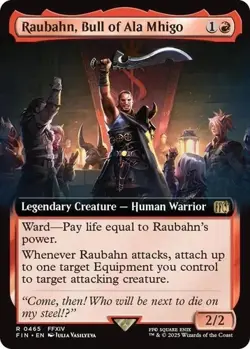 Raubahn, Bull of Ala Mhigo (Extended Art) Final Fantasy Foil - Image 1