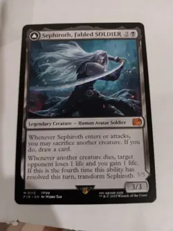 Magic the Gathering Final Fantasy Sephiroth Fabled Soldier - Image 1