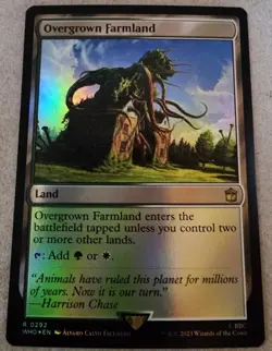 Overgrown Farmland - #292 Foil - Universes Beyond: Doctor Who - Mtg - Image 1