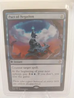 MTG Magic the Gathering Pact of Negation Time Spiral Remastered #077 NM - Image 1