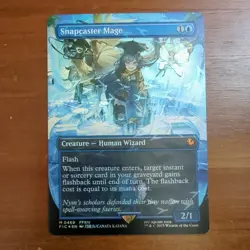 Snapcaster Mage (Borderless) Chocobo Track Foil - Final Fantasy MTG FIC 0469 NM - Image 1