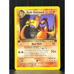 2000 Pokemon Rocket Dark Charizard 1st Edition Non-Holo 21/82 Rare LP/NM - Image 1