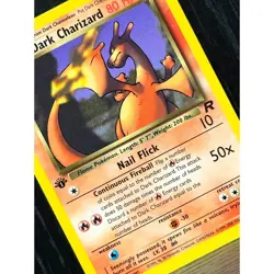 2000 Pokemon Rocket Dark Charizard 1st Edition Non-Holo 21/82 Rare LP/NM - Image 3