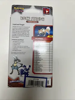 Pokemon “Lycanroc”Sun & Moon Burning Shadows Rock Steady Theme Deck Sealed - Image 3