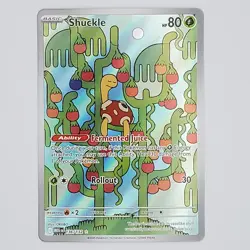 Shuckle 136/132 MEG-EN Mega Evolution Illustation Rare Pokemon TCG NM - Image 1
