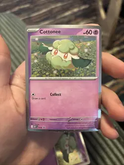 Cottonee 018 - Black Star Promo Cosmo Holo - Phantasmal Flames Pokemon TCG NM - Image 1