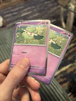 Cottonee 018 - Black Star Promo Cosmo Holo - Phantasmal Flames Pokemon TCG NM - Image 4