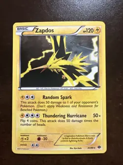 Zapdos 41/99 Cosmos Holo MP Pokemon TCG Next Destinies - Image 1