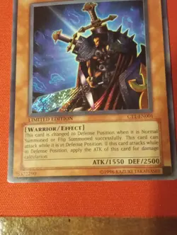 Yu-Gi-Oh! Total Defense Shogun CT1-EN001 Secret Rare Limited Edition NM/M Clean! - Image 2