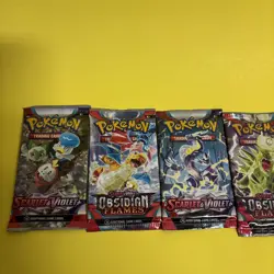 Pokemon TCG Scarlet & Violet Stellar Crown Booster Pack Set Of 6 New Sealed Lot - Image 2