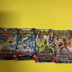 Pokemon TCG Scarlet & Violet Stellar Crown Booster Pack Set Of 6 New Sealed Lot - Image 3