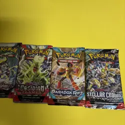 Pokemon TCG Scarlet & Violet Stellar Crown Booster Pack Set Of 6 New Sealed Lot - Image 4