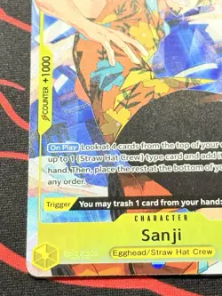 One Piece Sanji SR Foil ST29-004 Starter Deck 29: Egghead English Near Mint - Image 5