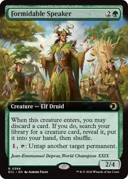1x Formidable Speaker Extended Art (Lorwyn Eclipsed) - Image 1