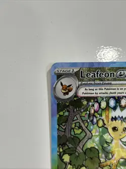 Pokemon TCG Prismatic Evolutions Leafeon EX 144/131 Special Illustration Rare - Image 3