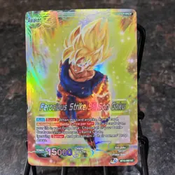 Ferocious Strike SS Son Goku BT10-060 Foil Dragon Ball Super Card Game | NM - Image 1