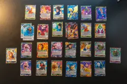 DRAGON BALL SUPER TCG 28 Card Lot - Power Absorbed (BT20) - NM/LP Condition - Image 1