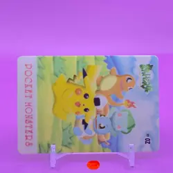 Pikachu Meowth Bandai Pokemon Card Part2 1998 Japanese Japan Nintendo Anime F/S - Image 2