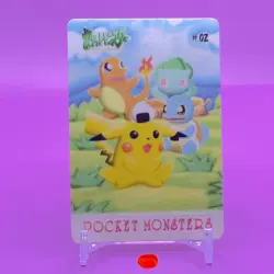 Pikachu Meowth Bandai Pokemon Card Part2 1998 Japanese Nintendo Anime F/S - Image 1