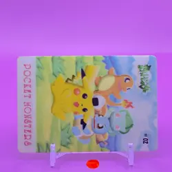 Pikachu Meowth Bandai Pokemon Card Part2 1998 Japanese Nintendo Anime F/S - Image 2