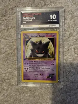 Sabrina's Gengar 1st Edition Gym Challenge 29/132 Graded Pokemon Card TCG ACE 10 - Image 2