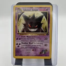 Pokemon TCG Sabrina's Gengar Gym Challenge 29/132 Rare Card - Image 1